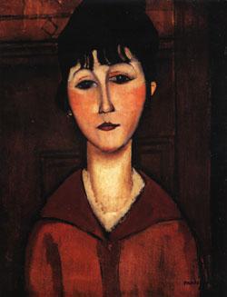 Amedeo Modigliani Ritratto di ragazza (Portrait of a Young Woman) oil painting picture